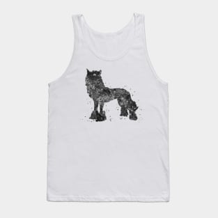 Chinese crested dog black and white Tank Top